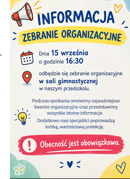 zebranie organizacyjne