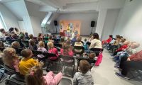 16.05.2025 r. Wyjście Gr. Niedźwiadków do Miejskiej Biblioteki 1