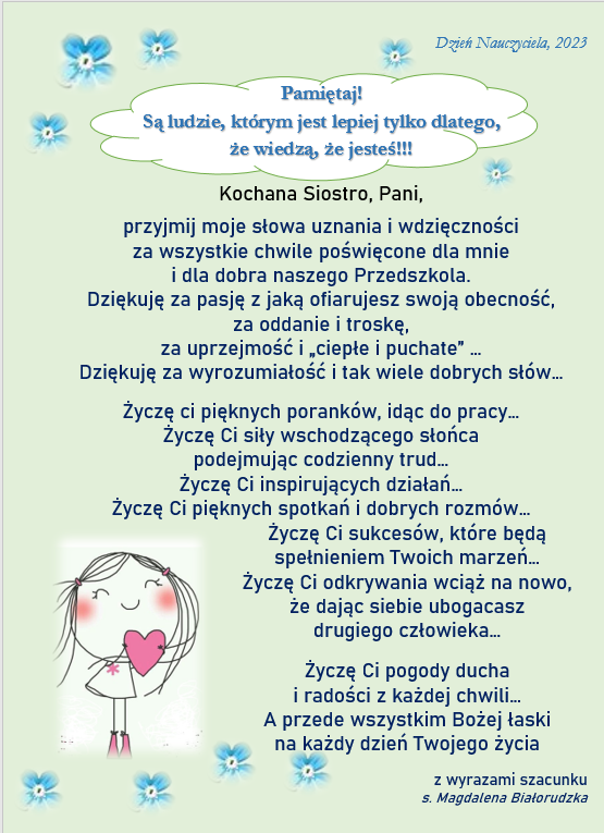 Dzień Nauczyciela 2023 życzenia